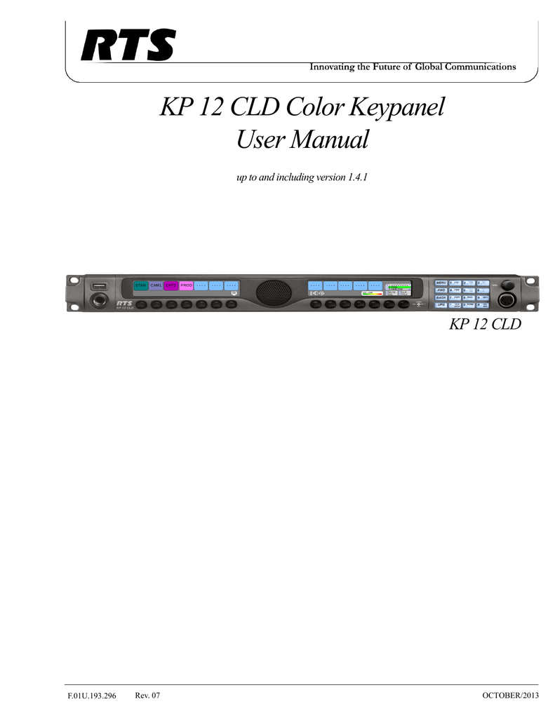 kp 12 cld manual