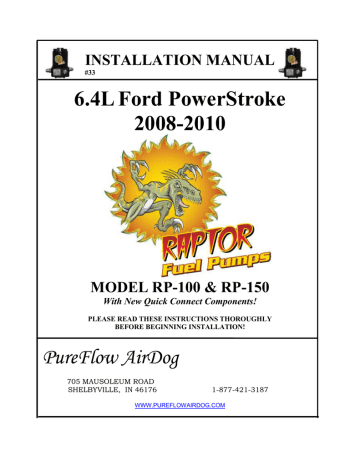 2008-2010 6.4L Ford / RP-100 / RP-150 | Manualzz