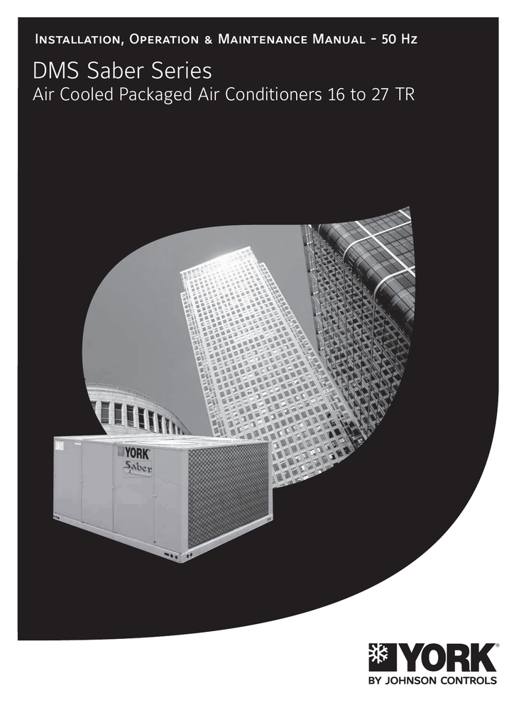 IOM 50Hz DMS R22 Standard Packaged Units Manualzz