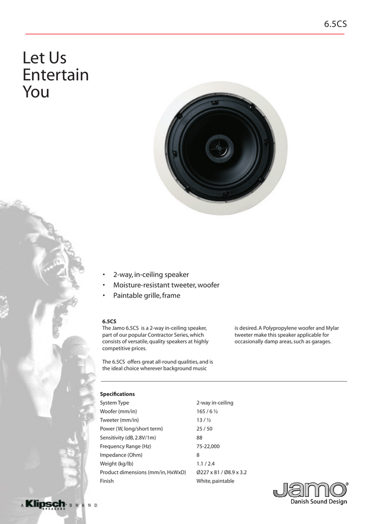 jamo 6.5 cs