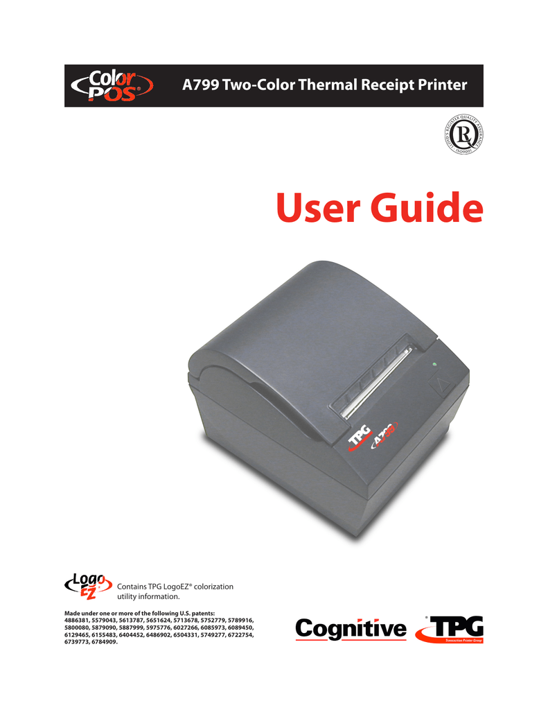 hp a799 receipt printer driver