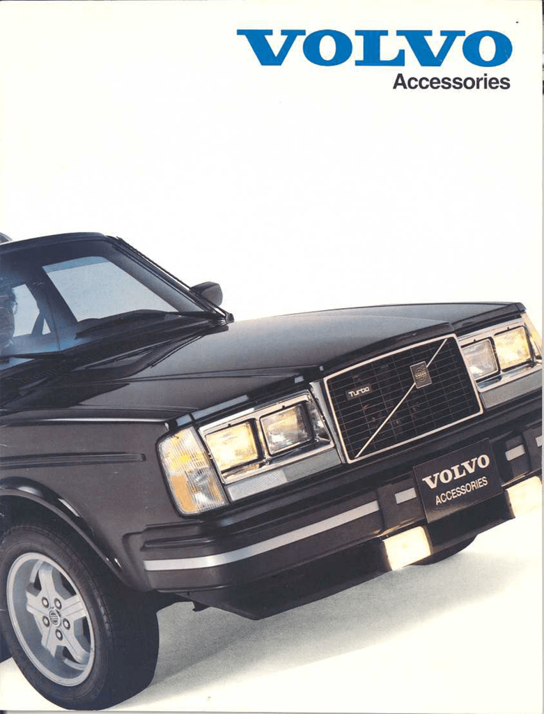 VOLVO 244 GL Turbo GLE 245 GL D6 Prospekt Brochure Depliant von 1982 