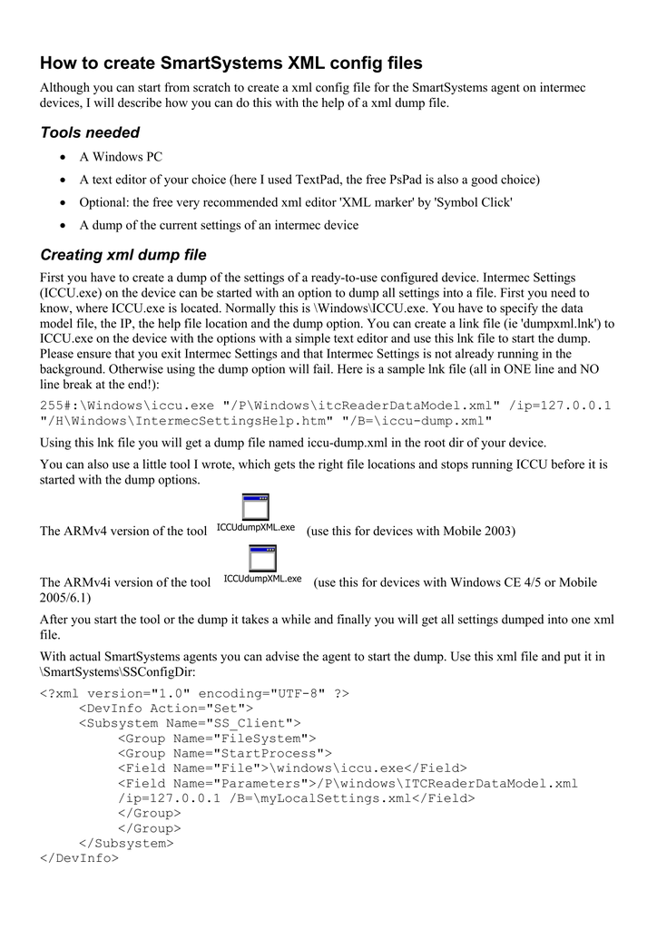 xml marker free