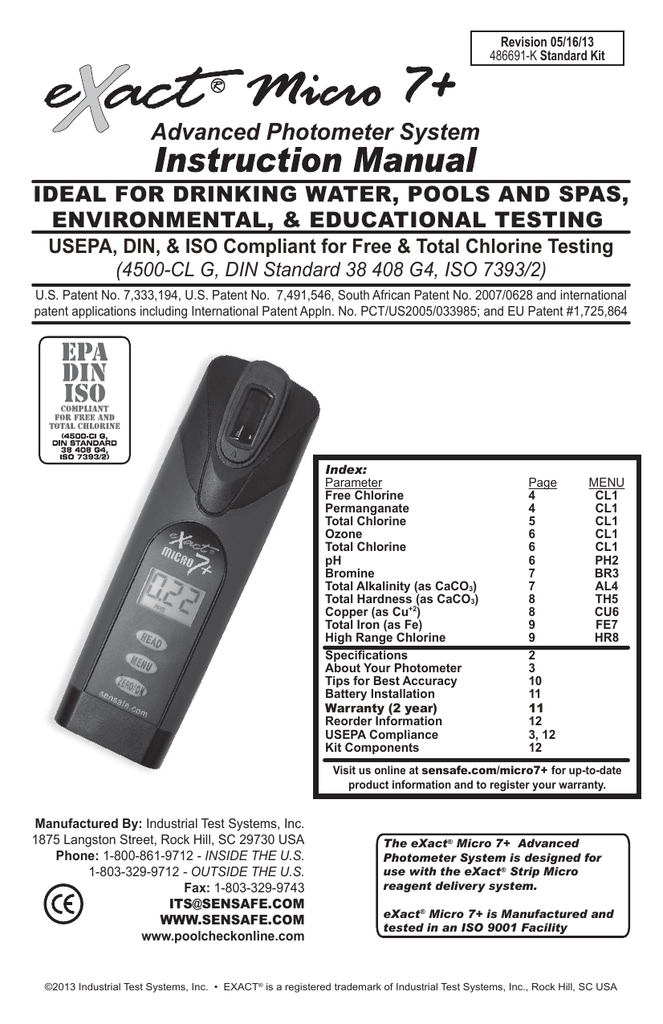 Industrial Test Systems 487202 Mini Dilution Kit II for Water Quality Testing Industrial Test Systems 487202 Mini Dilution Kit II for Water Quality Testing