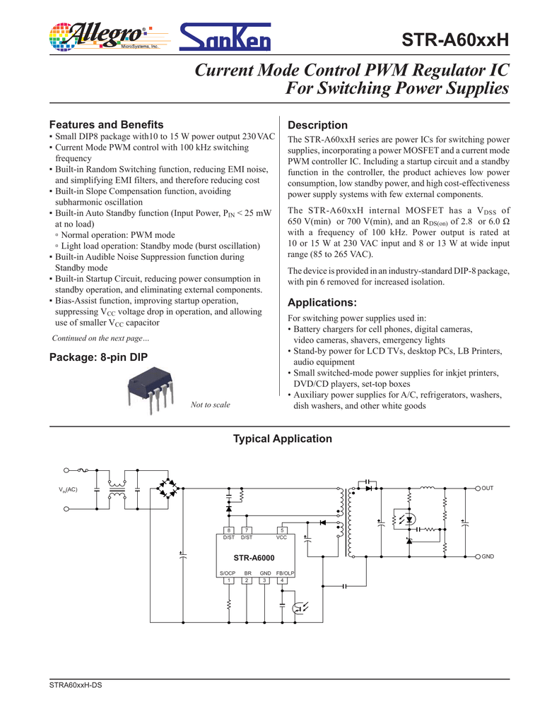 Str a6059h схема включения