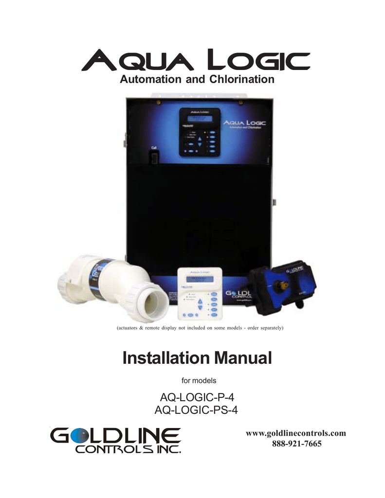 Aqualogic P4 Install Manual Manualzz