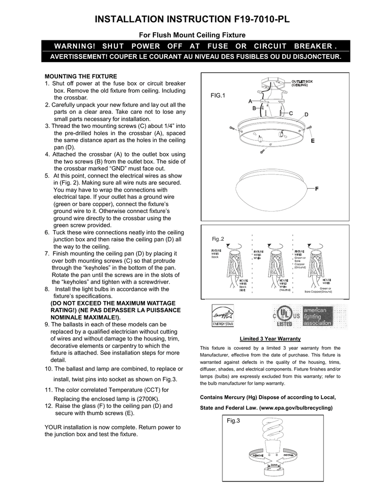 Flush Mount Ceiling Light Installation Instructions Shelly Lighting