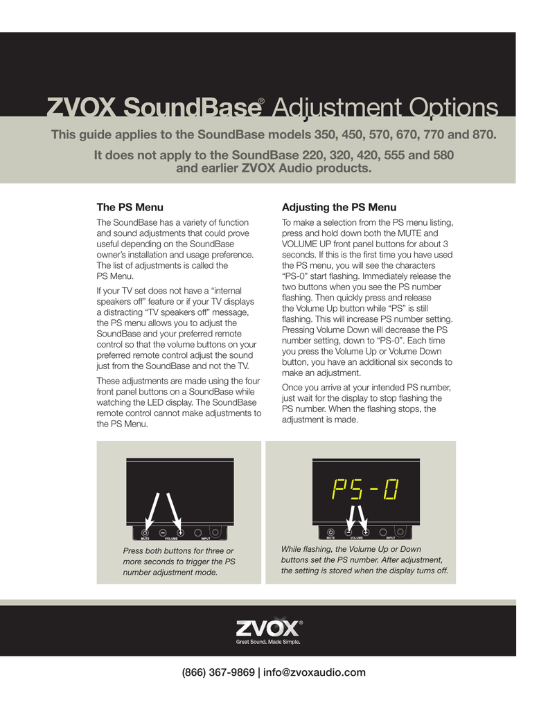 Zvox Audio Home Theater Manuals Pdf : Zvox Audio 575 User Manual 4