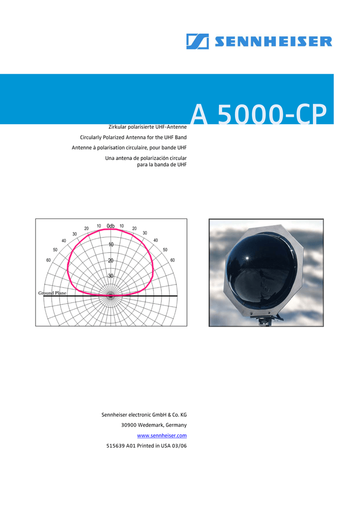 Sennheiser A 5000 Cp User Manual Manualzz
