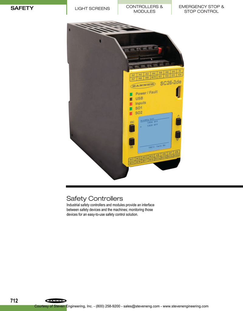 Machine Safety Controllers And Modules Manualzz