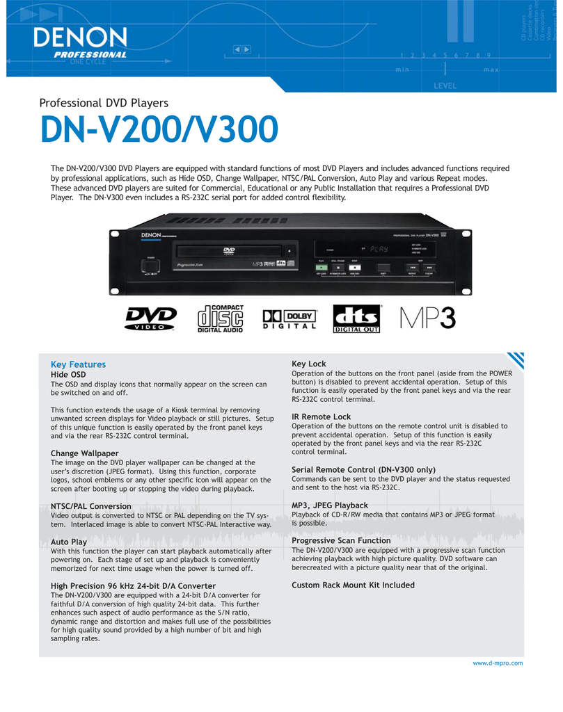 Dn V300 Datasheet Manualzz