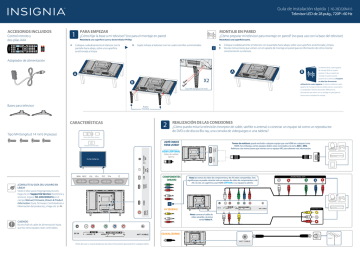 Insignia NS-28D220NA16 Quick Setup guide | Manualzz