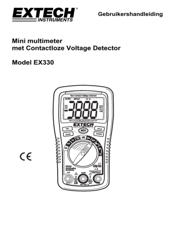 Mini multimeter met Contactloze Voltage Detector  Model EX330 | Manualzz
