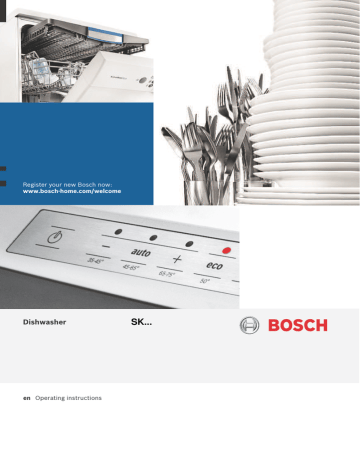 Bosch sks62e22eu store compact dishwasher manual