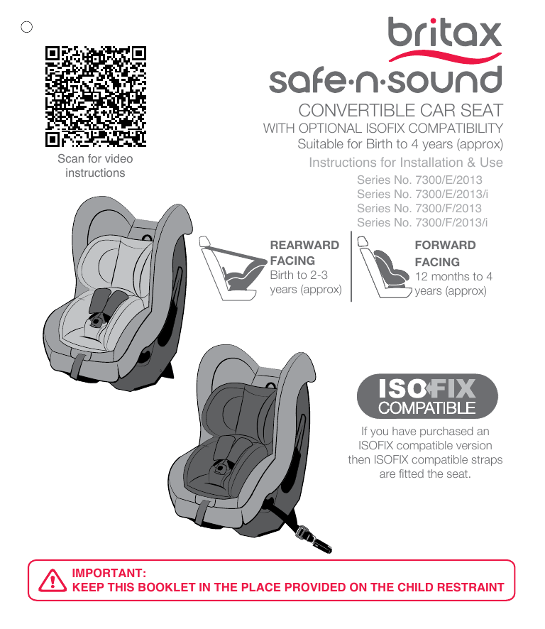 How To Install Britax Safe And Sound Car Seat Forward Facing – Velcromag