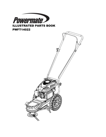 Powermate Field Trimmer Illustrated Parts Book For Model Pwft14022 Manualzz