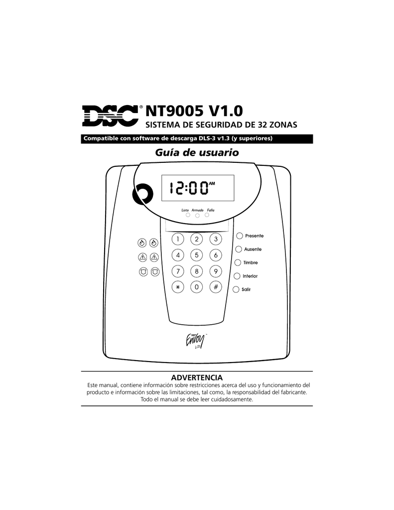 NT9005 Envoy Spanish Installation Manual | Manualzz