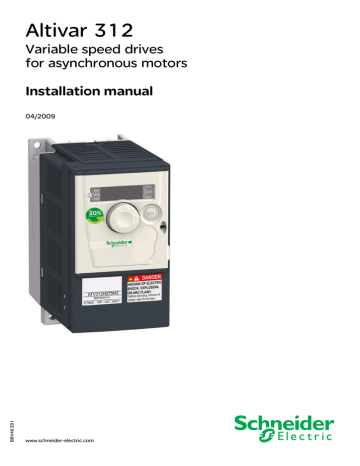 Altivar 312 ATV312H018M3, ATV312H037M3, ATV312H055M3, ATV312H075M3