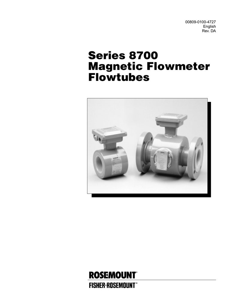 Rosemount 8705 Product Data Sheet - Sheet