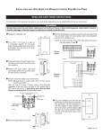 Venmar 20-minute lighted push button Air Exchangers Accessory User guide
