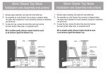 90mm shower waste Installation and Assembly Instructions