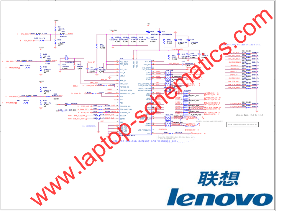 Lenovo Laptop Motherboard Schematic