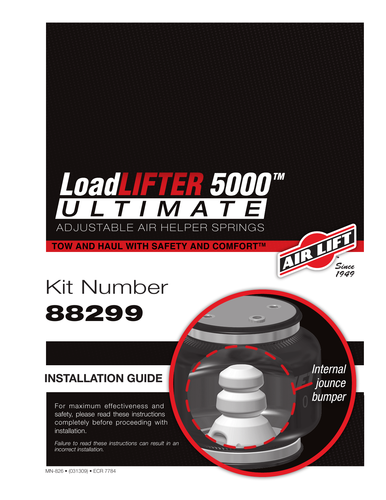 Air Lift 88299 LoadLifter 5000Ultimate Installation guide Manualzz