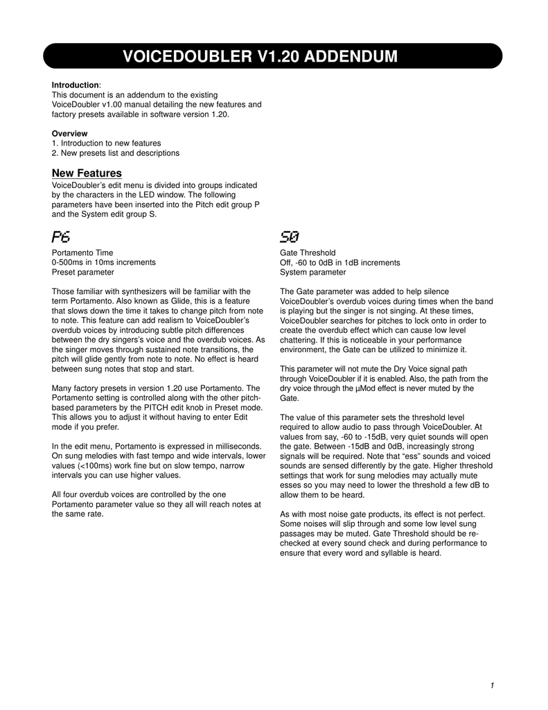 V1 Addendum English Manualzz