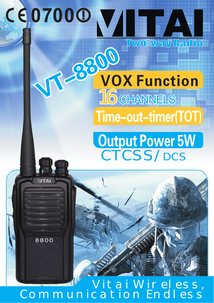 WEB限定カラー VITAI VT-8800 トランシーバー tdh-latinoamerica.de