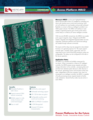 MR52 Brochure | Manualzz