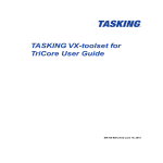 TASKING VX-toolset TriCore User Guide