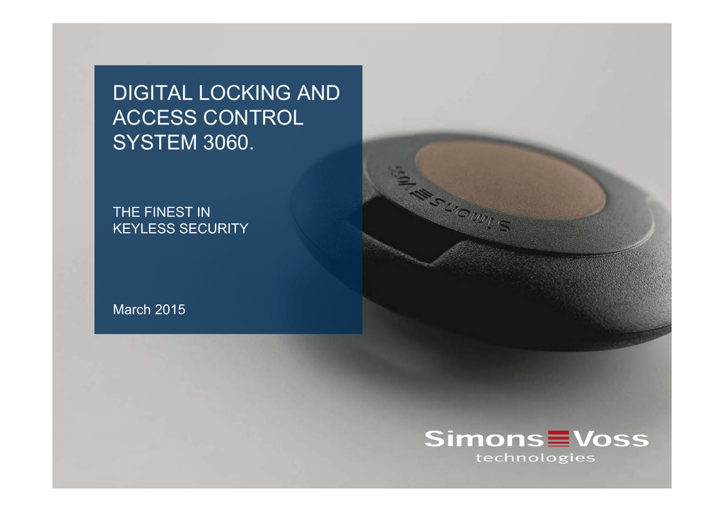 SimonsVoss Transponder G1 Blau