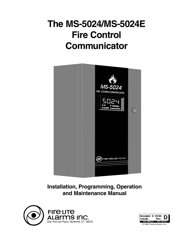 FIRE-LITE CAC-5F 5 ZONE CLASS "A" CONVERTER MODULE FIRE ALARM 