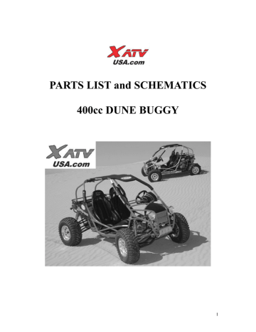 Yama Buggy 400cc Parts List And Schematics Manualzz