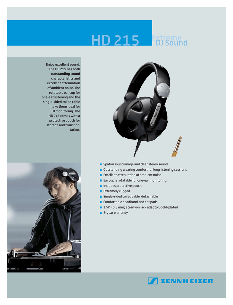 sennheiser hd 215