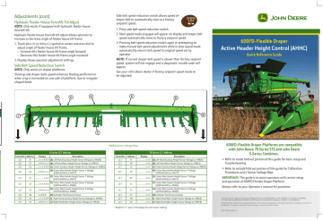 600fd Active Header Height Control Manualzz