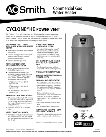 Cyclone® HE Spec Sheet (AOSCG10100) | Manualzz