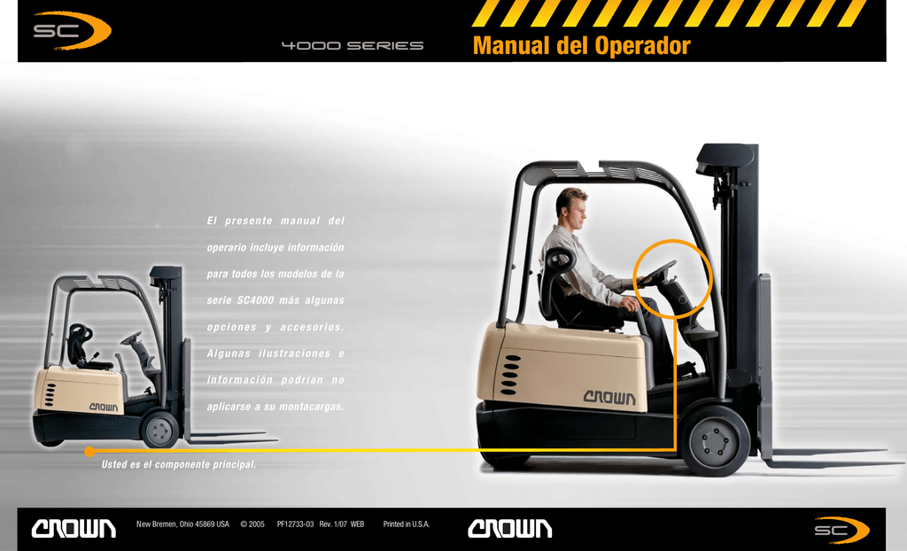 Crown SC 4000 Operating instructions | Manualzz