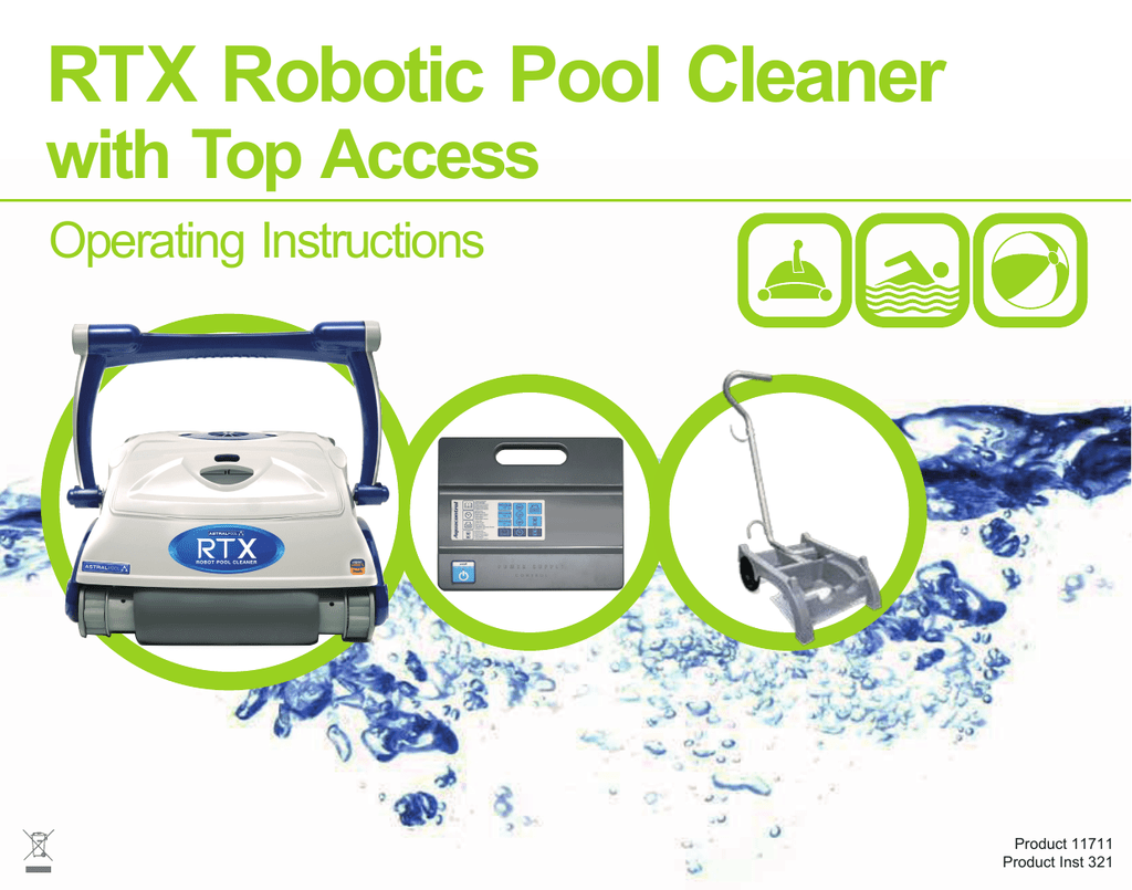 Astral Pool RTX Operating Instructions 
