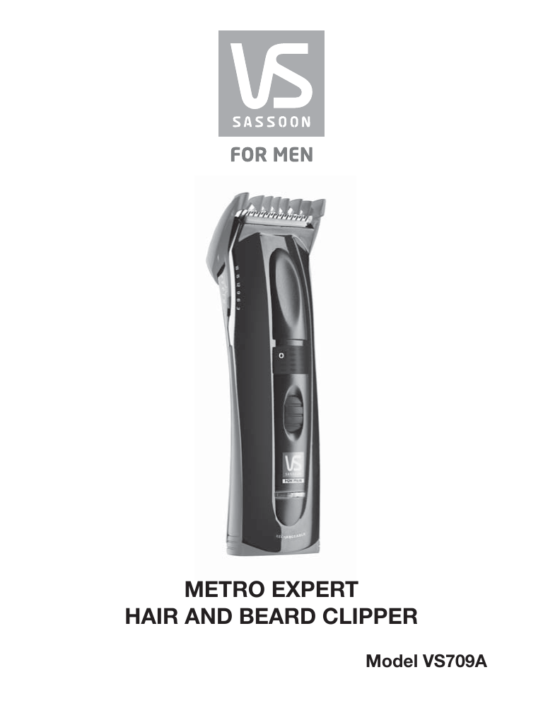 vidal sassoon crew cut clipper