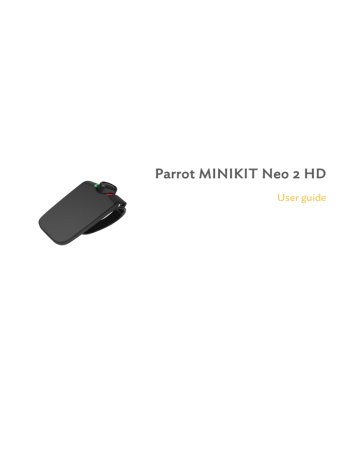 Parrot Minikit Neo 2 HD User guide | Manualzz