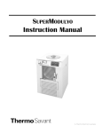 Thermo Savant SuperModulyo Instruction Manual