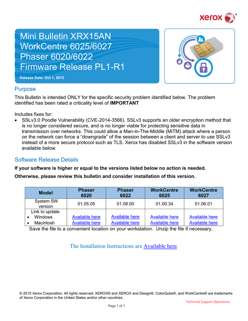 Xerox Phaser 6022 Software