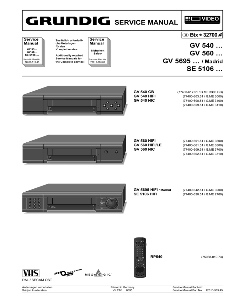 Gv540 560 Manualzz