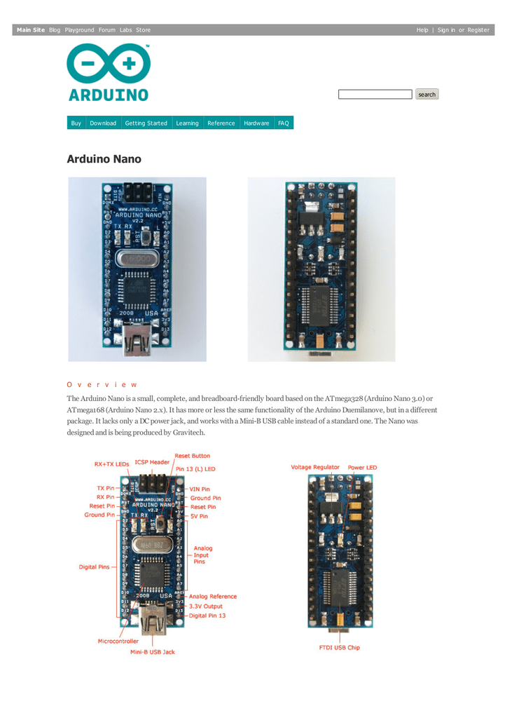 Arduino nano every schematic