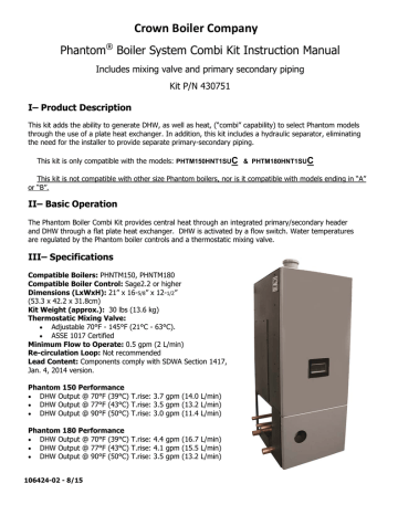 phantom combi boiler