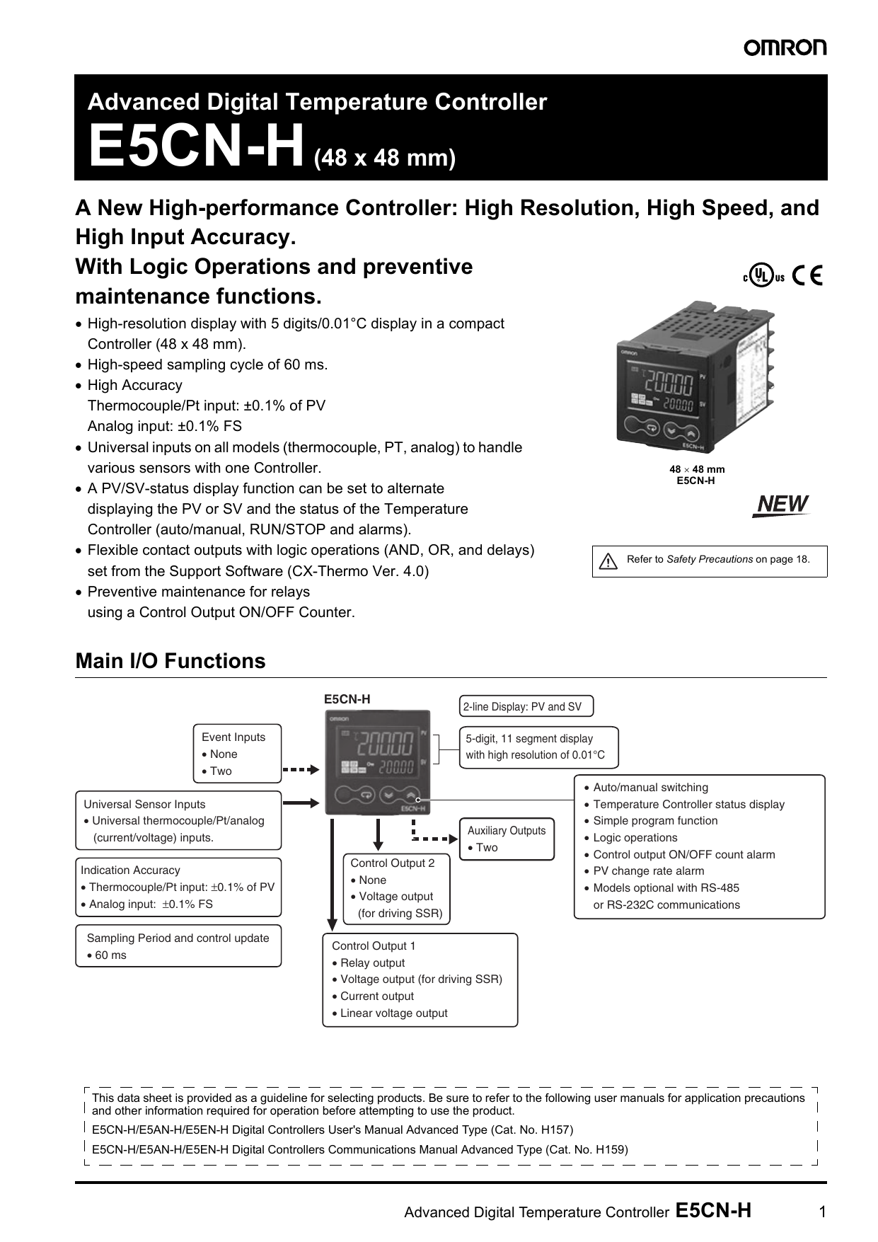 Omron e5cn схема подключения