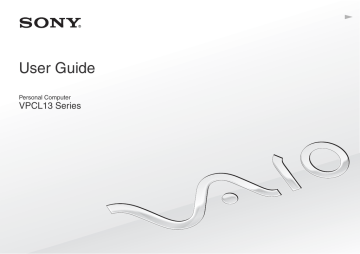 Sony VPCL13 Personal Computer User manual | Manualzz