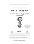 Insta Trans-XD Operating Instructions | AI Chat &amp; PDF