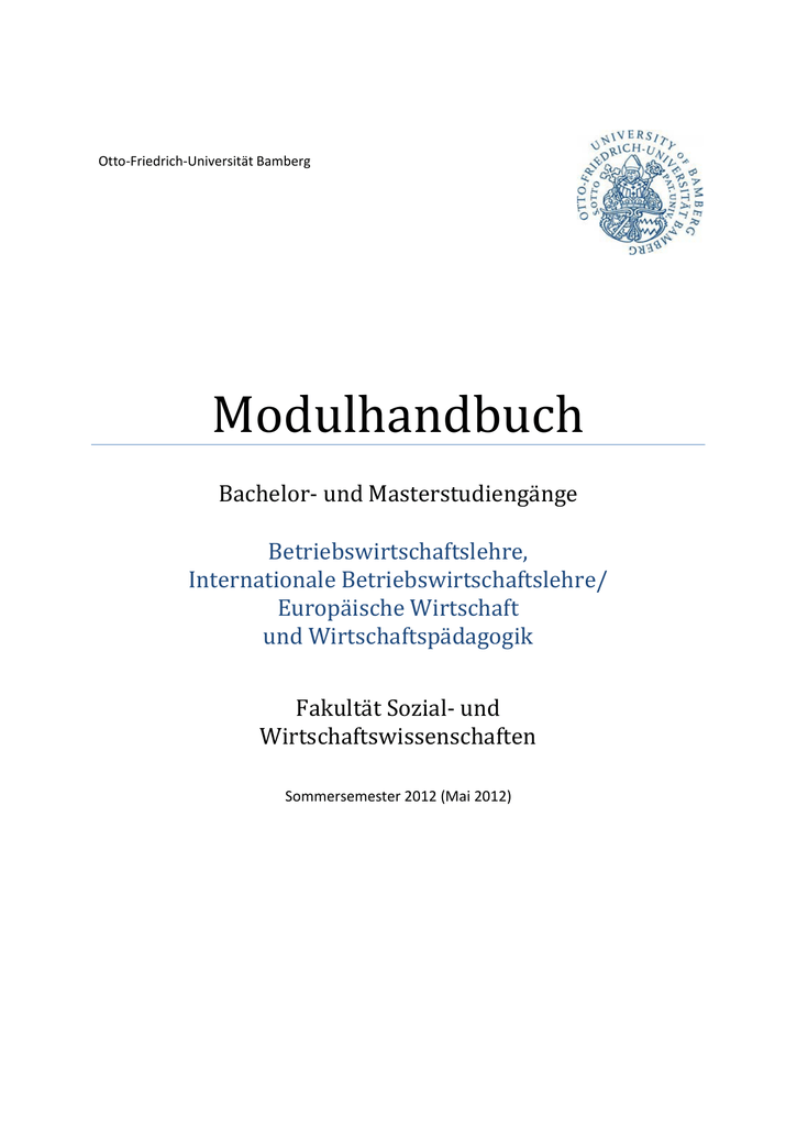 Modulhandbuch Manualzzcom - 